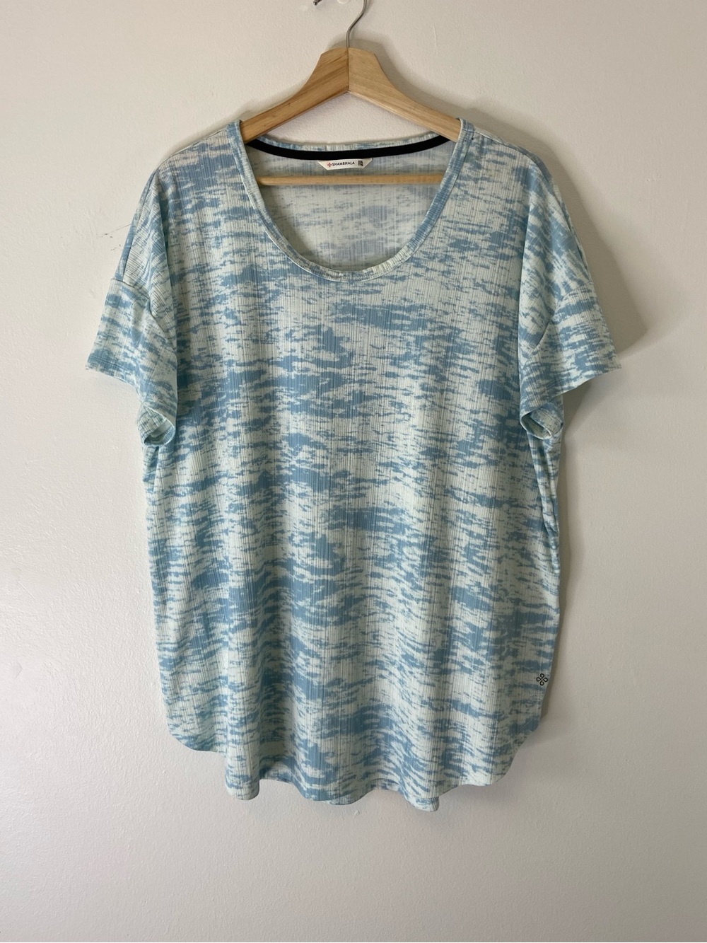 Shambhala Patterned Ribbed Tee